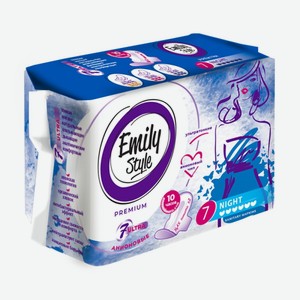 Прокладки Эмили Стайл Найт 7шт