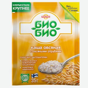 Каша овсяная Myllyn Paras БИО-БИО с овсяными отрубями, 35 г