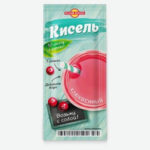 Кисель «Русский Продукт» Здоровый образ жизни клюквенный, 25 г