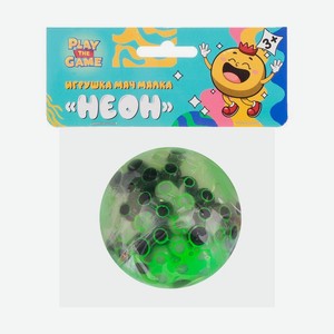 Игрушка мяч мялка  Неон , Play the Game, в ассортименте