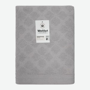 Махровое полотенце 70*115см Цветы Wellfort