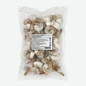 Креветки Королевские 41/50 свежемороженые очищенные с хвостом Шифудо 500г