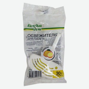 Туалетный блок подвесной «Каждый день» Лимон, 30 г