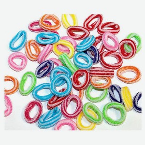 Резинки для волос «Дамское счастье» набор, 1 шт