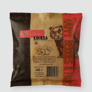 Клюква «Rusberry» HAPPY Berries, 300 г