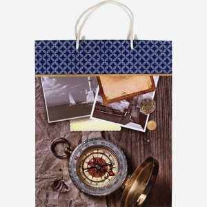 Сумка Арт Дизайн подарочная бумажная АВ и ВА 18*20*15см в ассортименте