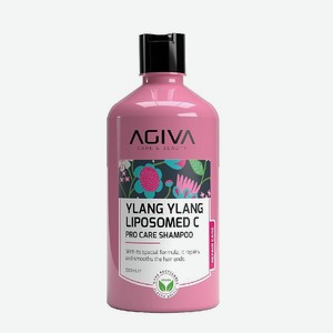 AGIVA BEAUTY Шампунь для волос Ylang Ylang Lipozom C Pro Care, 500 мл