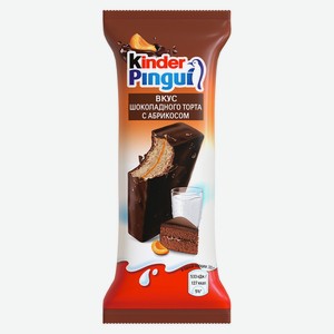 БЗМЖ Пирожное Kinder Pingui абрикос 23,3% 30г