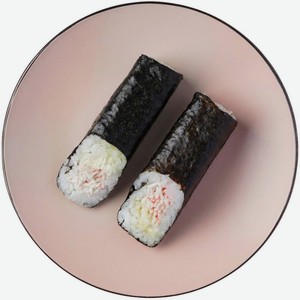 Ролл Йуми Первая Симфония с крабовыми палочками и соусом васаби, 180г, 180 г