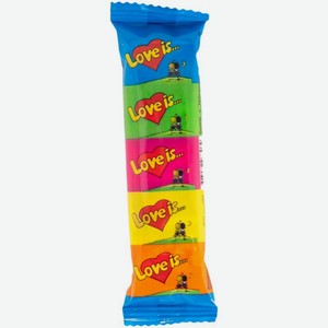 Жевательная резинка Love is Ассорти вкусов 5 шт. 21 г