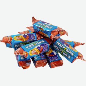 Конфеты СОРМОВО Матрешка с печеньем, неглазированные, весовые