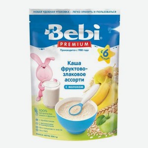 Молочная каша Bebi Premium Фруктово-злаковое ассорти