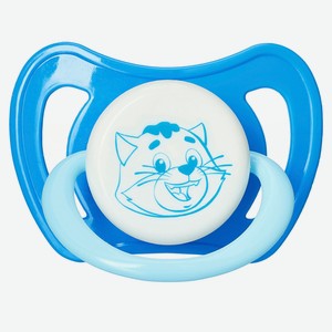 Соска-пустышка «Мама Тама» латексная синяя с 6 месяцев