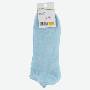 Носки женские «Каждый день» укороченные голубые, р 25