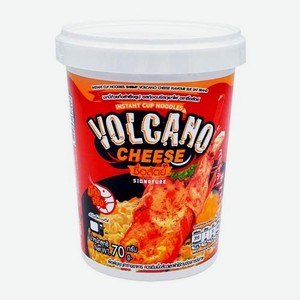 Лапша быстрого приготовления со вкусом креветки и острого сыра Volcano Sue Sat 70г