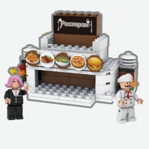 Игрушка мини-конструктор Ресторан в банке с 3 лет