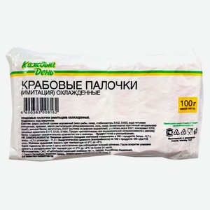 Крабовые палочки «Каждый день» охлажденные, 100 г