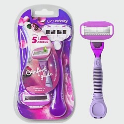 Бритва женская станок ComfortGlide с 2 сменными кассетами