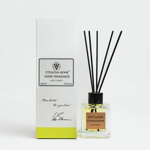 STENOVA HOME Аромадиффузор с палочками WHITE FLOWERS, 100 мл