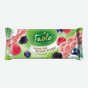 Кондитерская плитка  Fable  белая пористая со вкусом лесных