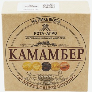 Сыр мягкий с плесенью Камамбер с массовой долей жира в сухом веществе 50%