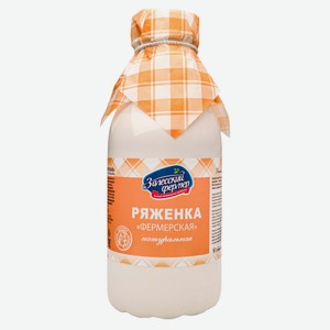 Ряженка «Залесский фермер» фермерская 3,5% БЗМЖ, 433 мл