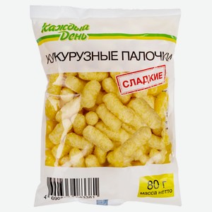 Кукурузные палочки «Каждый день» сладкие, 80 г