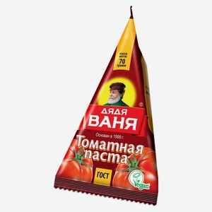 Паста томатная «Дядя Ваня» 25% ГОСТ, 70 г