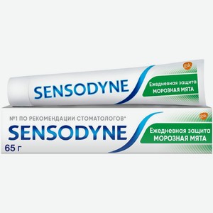 Зубная паста Sensodyne Ежедневная защита Морозная мята 65г, 65 г