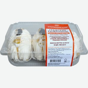 Пирожное Добрынинский Графские развалины воздушное 135г, 135 г