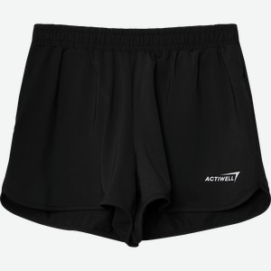 Шорты спортивные женские ACTIWELL черные, Арт. AW25208-06