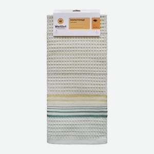 Полотенце Wellfort вафельное Лимоны 45*70см