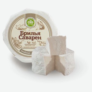 Сыр мягкий Брилья Саварен Eco Village с белой плесенью и добавлением сливок 50% БЗМЖ, 170 г