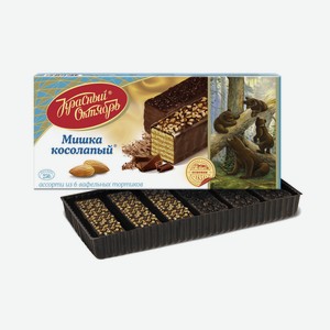 Торт Красный Октябрь Мишка косолапый вафельный 250 г