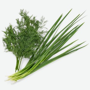 Зелень Global Village Укроп и лук 100г, 100 г