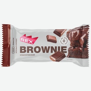 Пирожное ProteinRex брауни классическое протеиновое 50г, 50 г