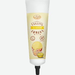 Глазурь сахарная ПАРФЭ Декор, со вкусом лимона, 120г