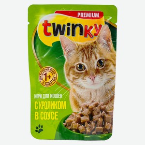 Корм д/кошек Twinky с кроликом 100г (ТЧН!)