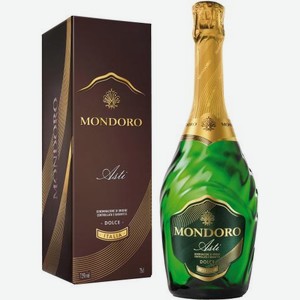 Белое вино игристое Asti сладкое Mondoro 7.5% 750мл