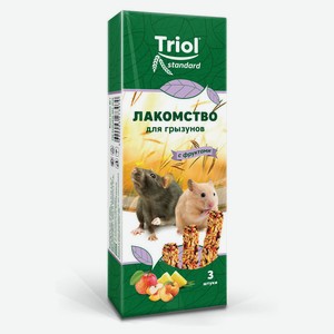 Лакомство для грызунов Triol с фруктами, 80 г
