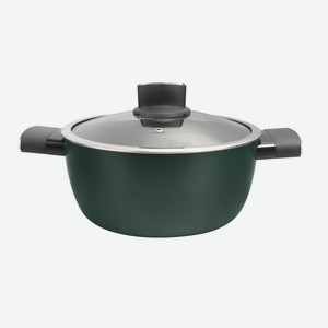 Кастрюля HITT Verde 2,5л 20см из алюминия с а/п покрытием со