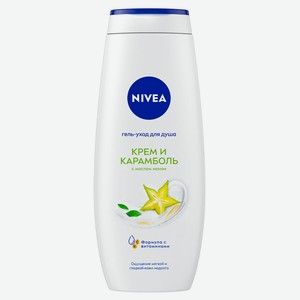 Гель-уход для душа NIVEA Крем и Карамболь с ароматом тропических фруктов Германия, 500 мл