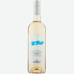 Вино Vina Albali Sauvignon Blanc белое безалкогольное 750мл, 750 мл
