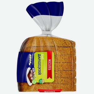 Хлеб МосХлеб Дарницкий формовой нарезка 325г, 325 г