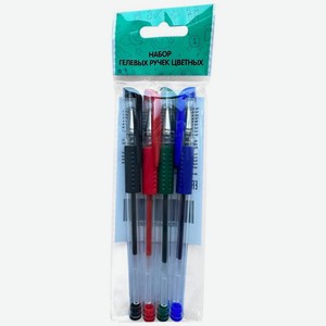 Набор гелевых ручек цветных 4шт., 1 шт