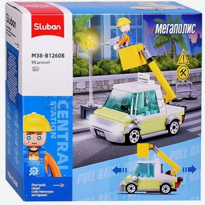 Конструктор Sluban Мегаполис Транспорт Мегаполиса, в ассортименте, 1 шт