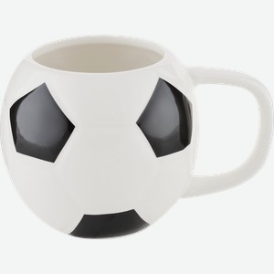 Кружка HOMECLUB Мяч, фарфор, 400мл