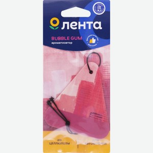 Ароматизатор ЛЕНТА City Bubble gum, подвесной картонный 10351, Китай
