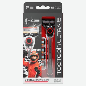 Бритва мужская TopTech Ultra 5 с 5 сменными кассетами