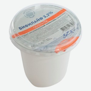 Бифилайф «Молочное море» с облепихой 3,2% БЗМЖ охлажденный, 350 г